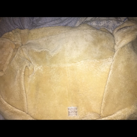 Vintage 100% Genuine Shearling coat - Picture 5 of 7